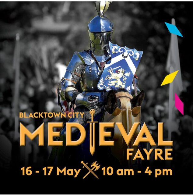 We’ll be performing at #blacktownmedievalfayre this weekend! Come and see us perform some interesting songs from various eras on the main stage, both days at 3pm!