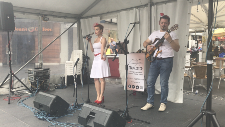 Performing in Chatswood for Xmas